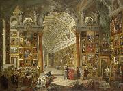 Interior of a Picture Gallery with the Collection of Cardinal Silvio Valenti Gonzaga Giovanni Paolo Pannini